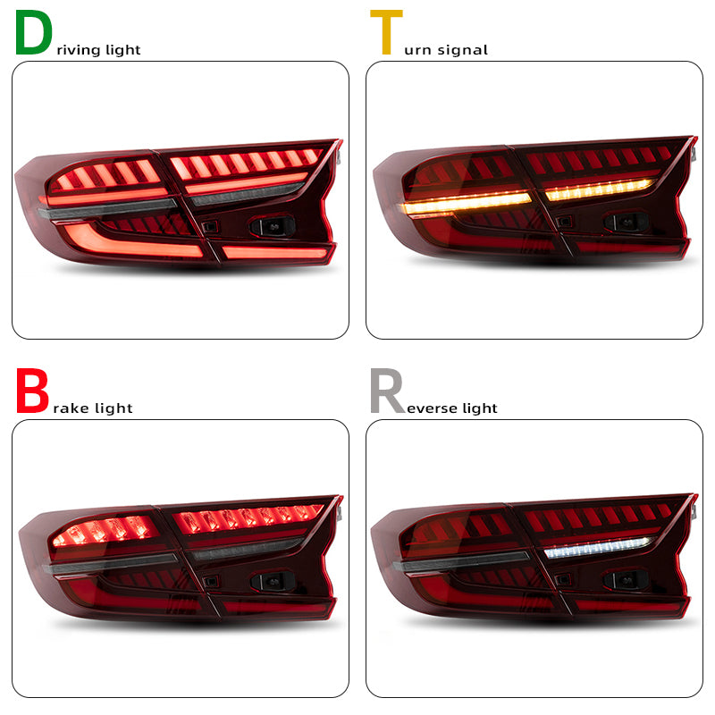 Luci posteriori a Led per Honda Accord (2018-2022)