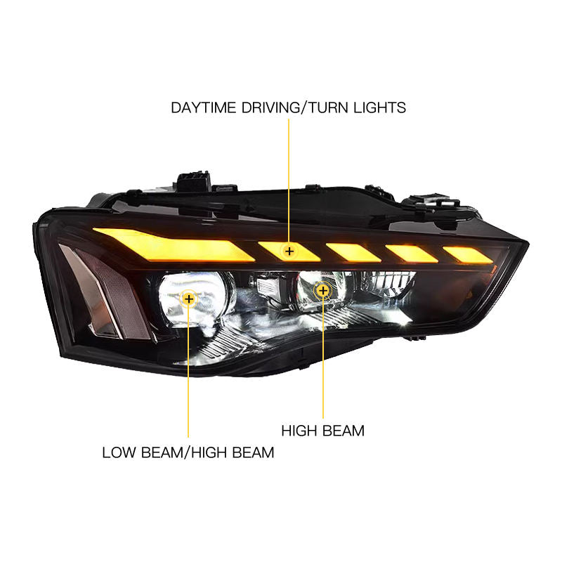 Fari anteriori a Led per Audi A5 B8/B9 (2012–2016)