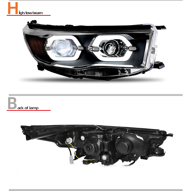 Fari anteriori a Led per Toyota Highlander (2015-2017)