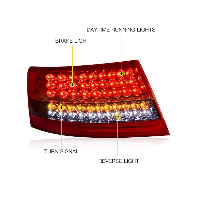 Fari posteriori a Led per Audi A6 / A6 C6 Berlina/Sedan (2005–2008)