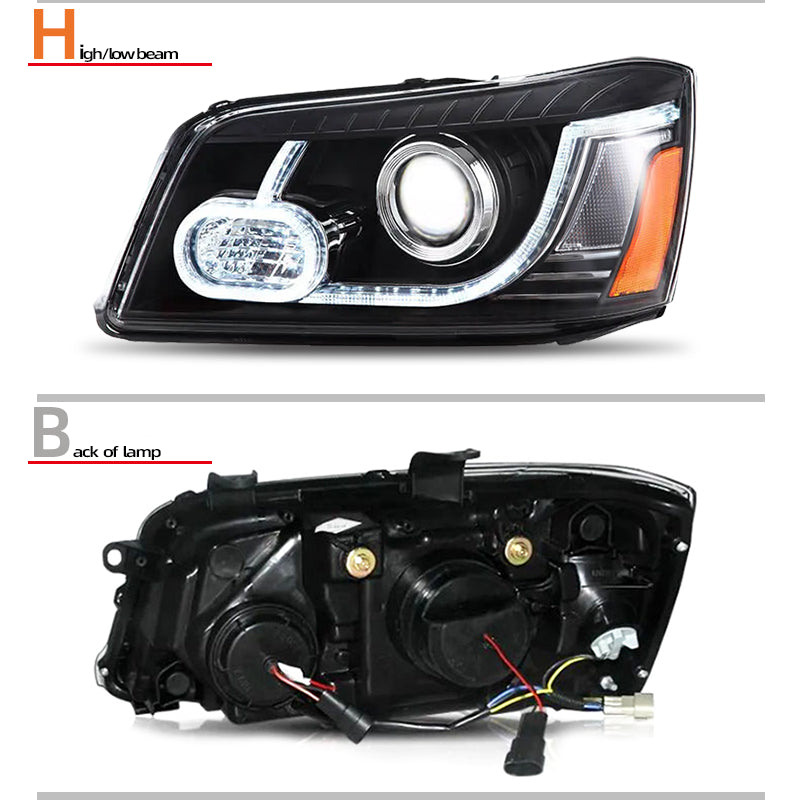 Fari anteriori a Led per Toyota Highlander (2001-2007)