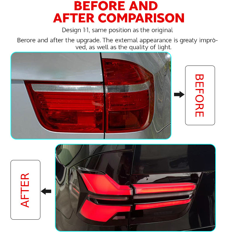 Luci posteriori a Led per BMW X5 E70 (2007-2013)