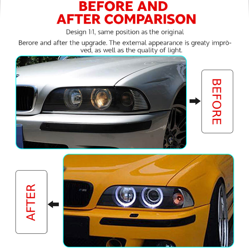 Fari anteriori a Led per BMW E39 (1998-2003)