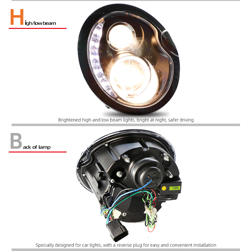 Fari anteriori a Led per Mini R50/52