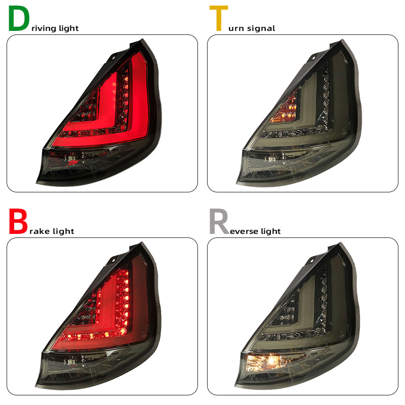 Fari posteriori a Led per Ford Fiesta (2009–2015)