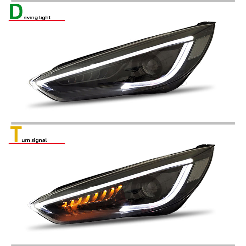 Fari anteriori a Led per Ford Focus MK3.5 (2015–2018)