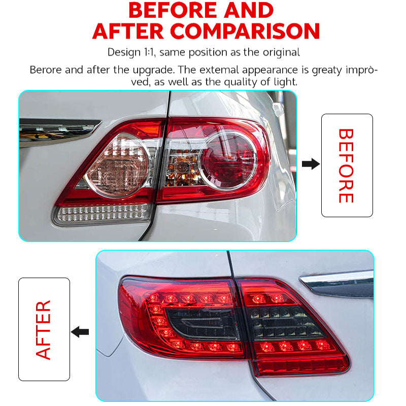 Luci posteriori a Led per Toyota Corolla (2011-2013)
