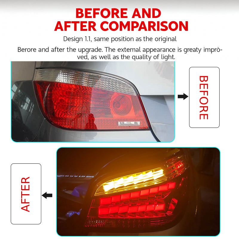 Luci posteriori a Led per BMW E60 (2004-2007)