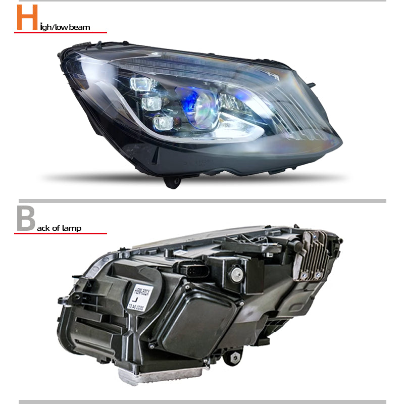 LED headlights for Mercedes-Benz C-Class W205 (2015–2021)