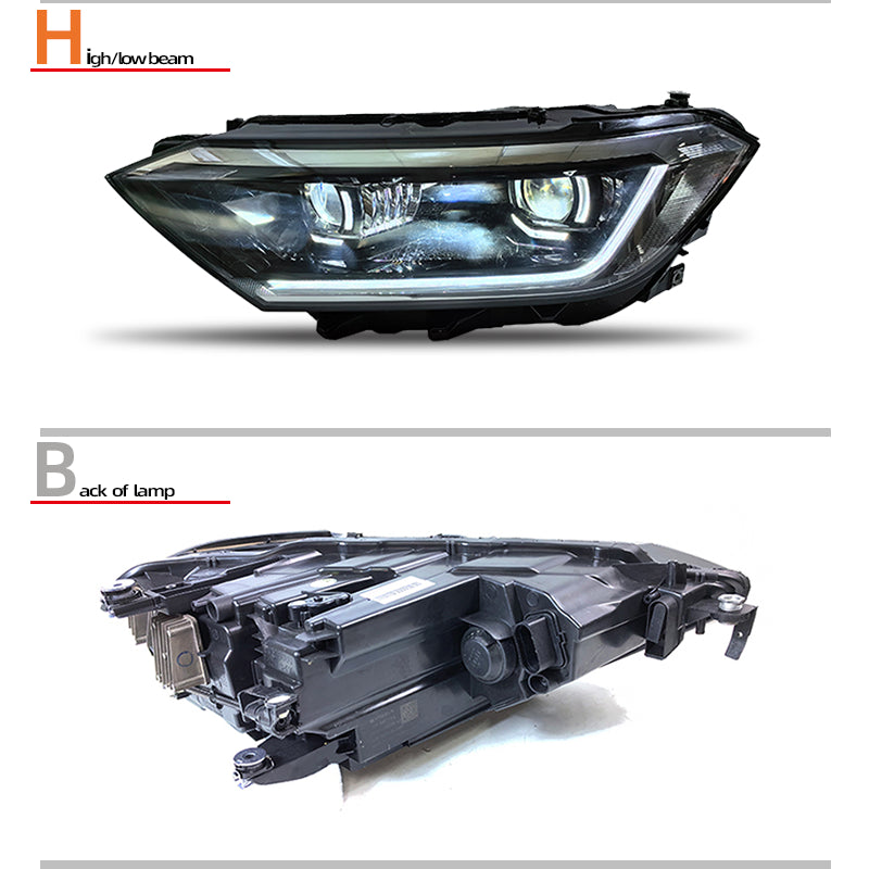 Fari anteriori a Led per VW Sagitar / Jetta (2019–2024)