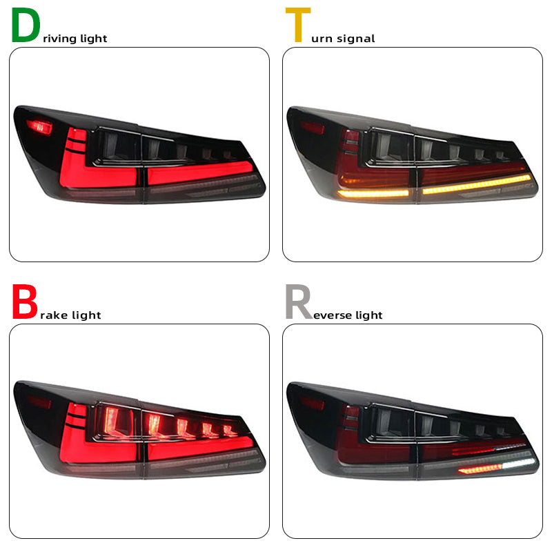 Luci posteriori a Led per Lexus IS250/300 (2006-2012)
