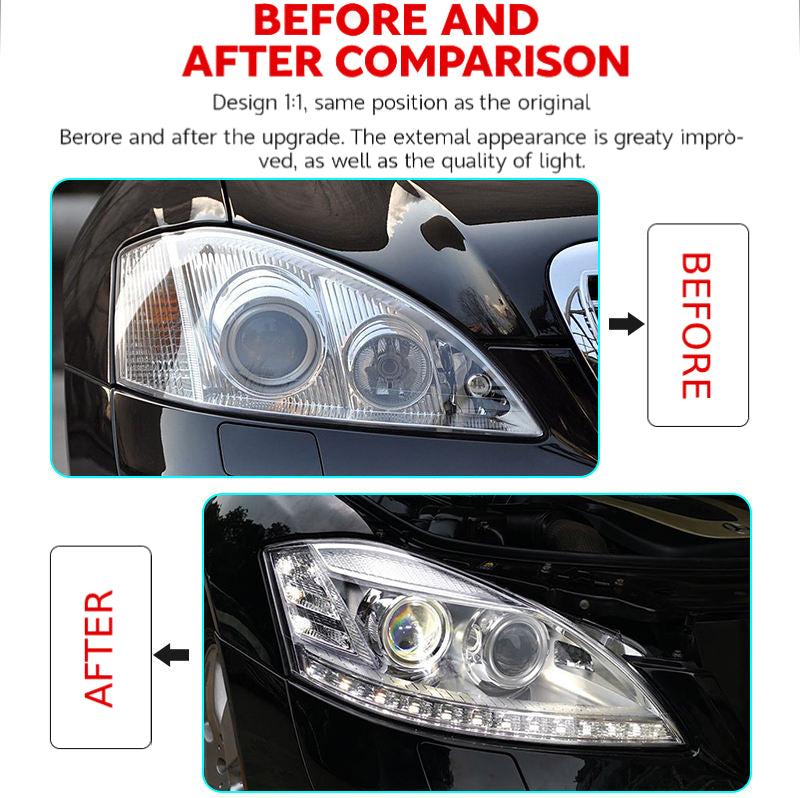 Fari anteriori a Led per Mercedes-Benz Classe S W221 (2006–2009)