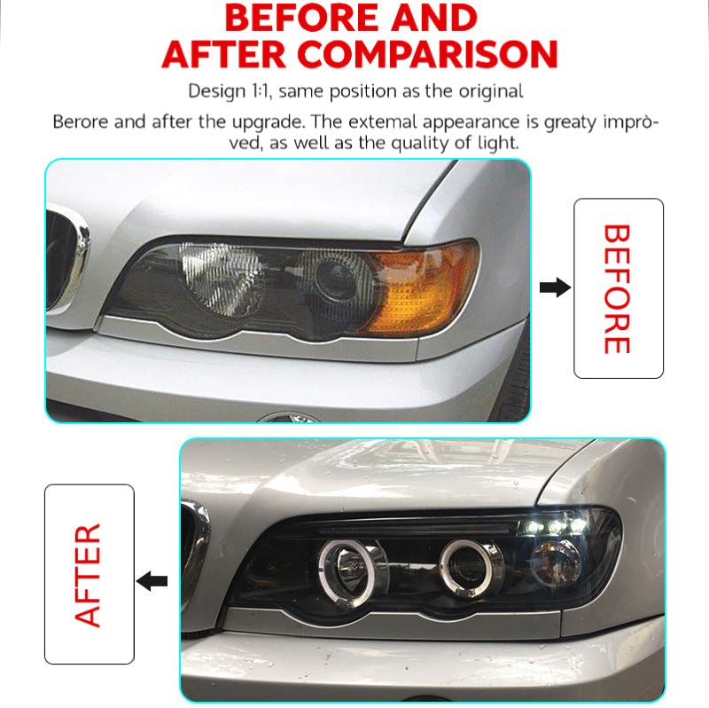 Luci anteriori a Led per BMW X5 E53 (1998-2003)