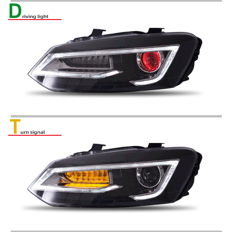 Fari anteriori a Led per VW Polo (2011–2018)