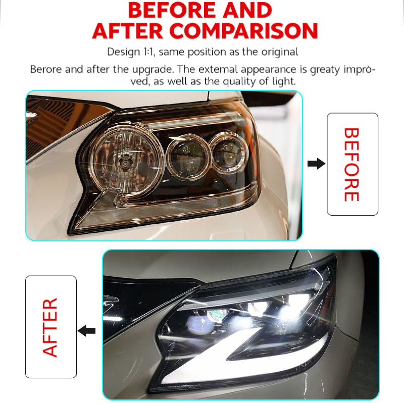 Fari anteriori a Led per Lexus GX460 / GX400 (2014–2019)