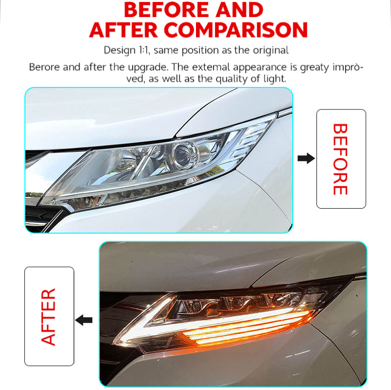 Fari anteriori a Led per Honda Odyssey (2015-2021)