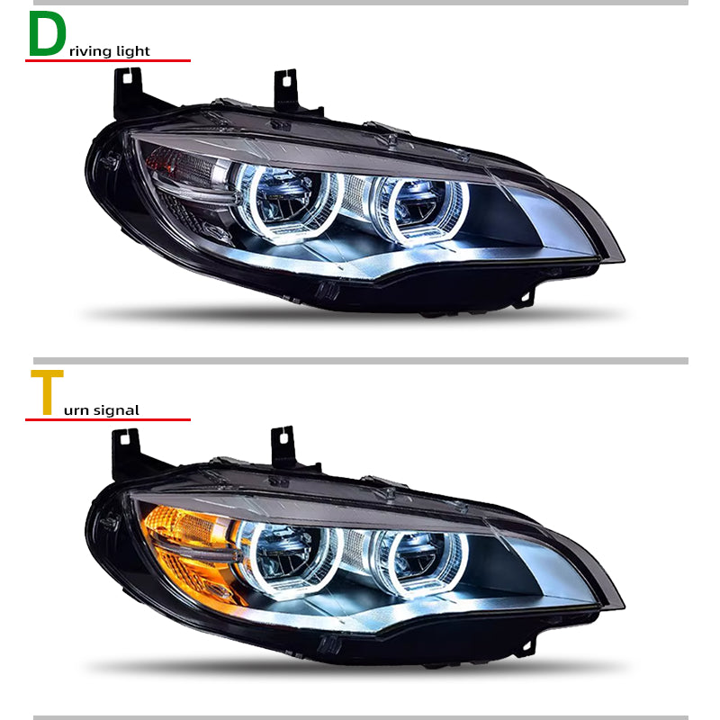 Fari anteriori per BMW X6 E71 (2008-2014)