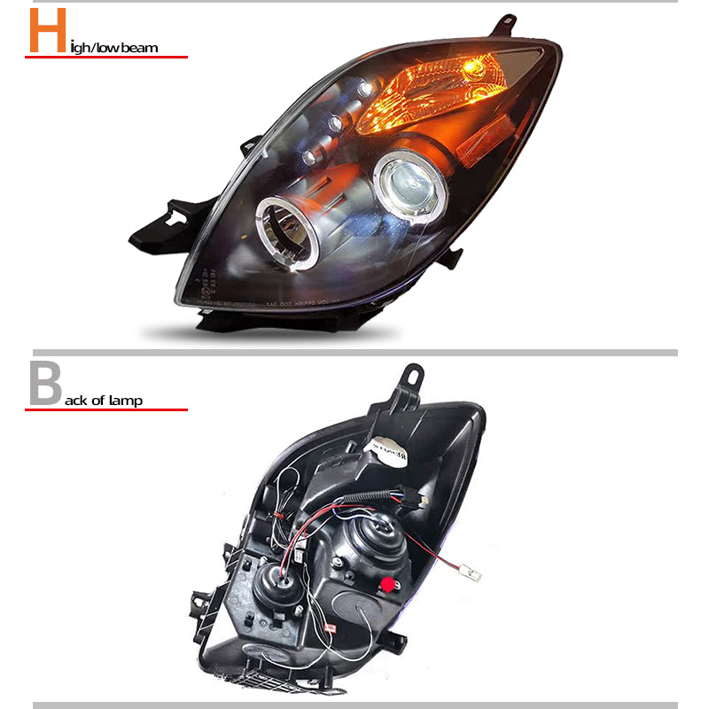 Fari anteriori a Led per Toyota Yaris (2008-2012)