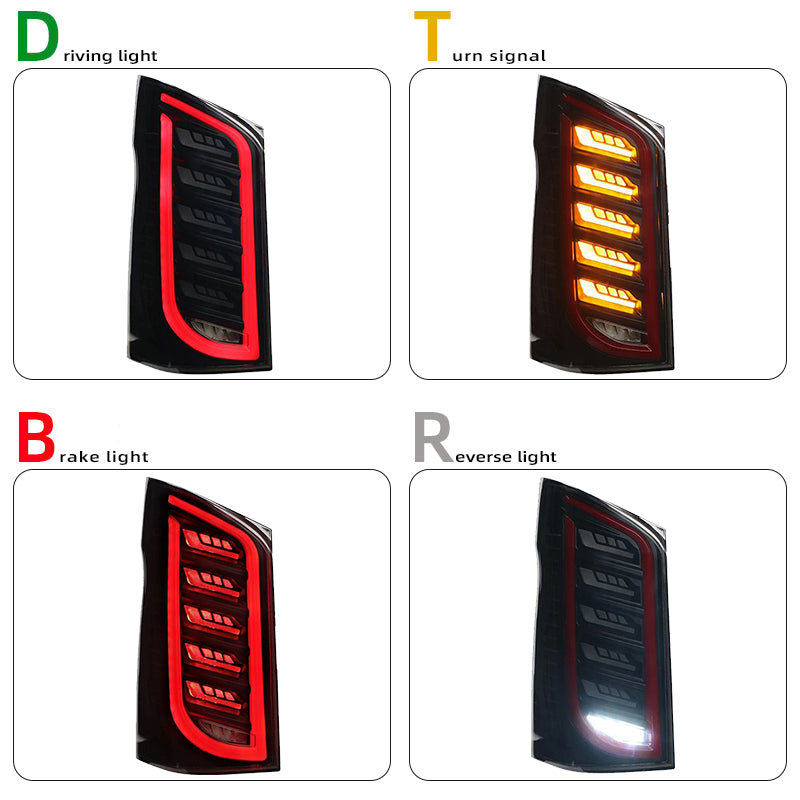 Luci posteriori a Led per Benz Vito V260 (2016-2021)