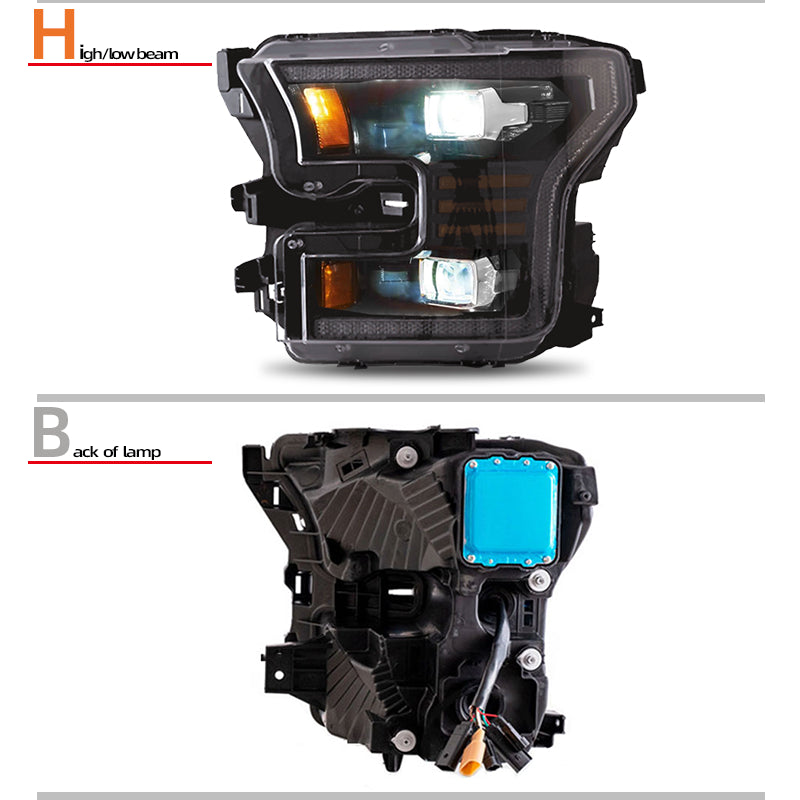 Fari anteriori a Led per Ford F150 (2015–2017)