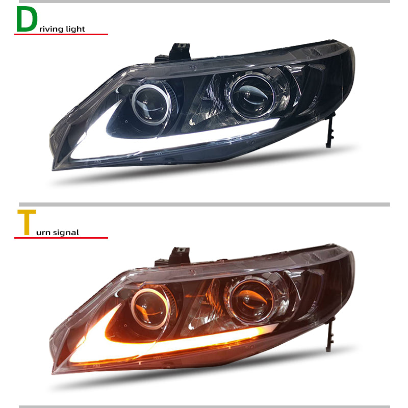 Fari anteriori a Led per Honda Civic (2006-2011)