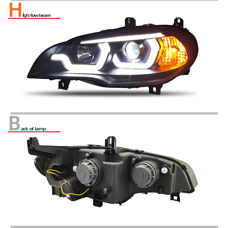 Luci anteriori a Led per BMW X5 E70 (2007-2013)