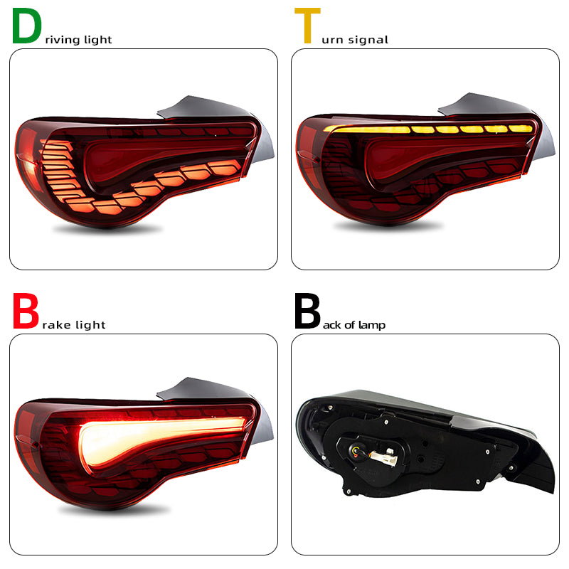 Luci posteriori a Led per Toyota GT86/Subaru BRZ (2012-2020)