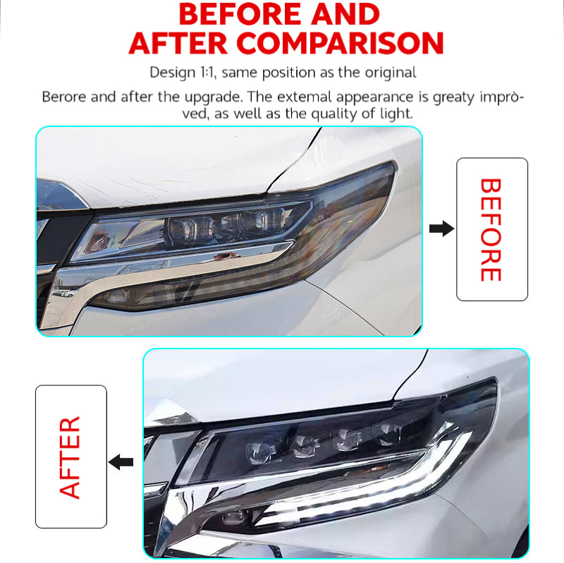 Fari anteriori a Led per Toyota Alphard (2015-2023)