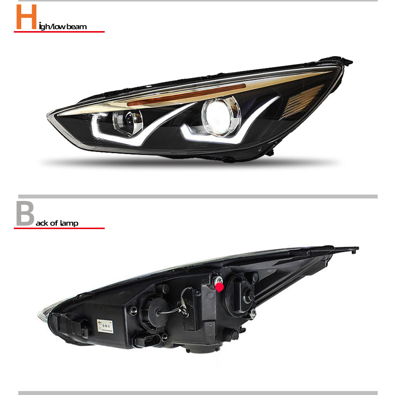 Fari anteriori a Led per Ford Focus MK3.5 (2015–2018)