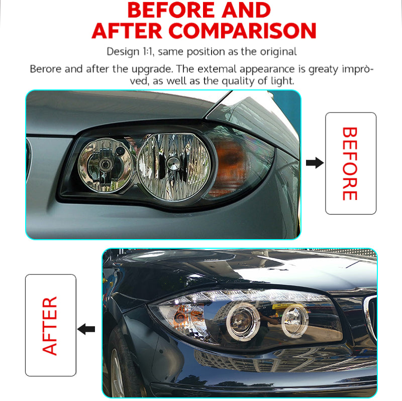 Fari anteriori a Led per BMW E87 (2007-2011)