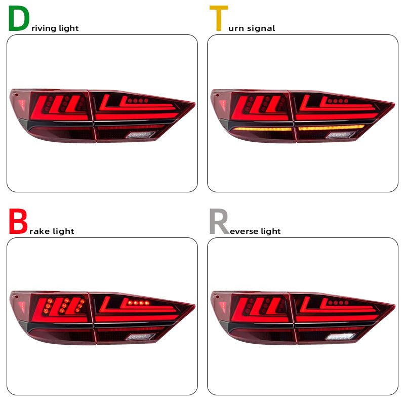 Luci posteriori a Led per Lexus ES200 (2013-2017)