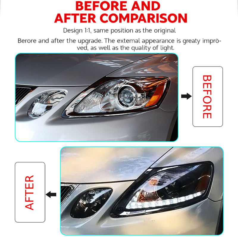 Fari anteriori a Led per Lexus RX330 (2004–2009)