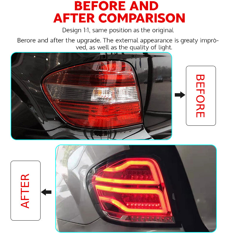 Luci posteriori a Led per Benz ML W164 (2005-2011)