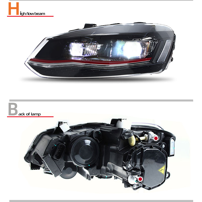 Fari anteriori a Led per VW Polo (2011–2018)