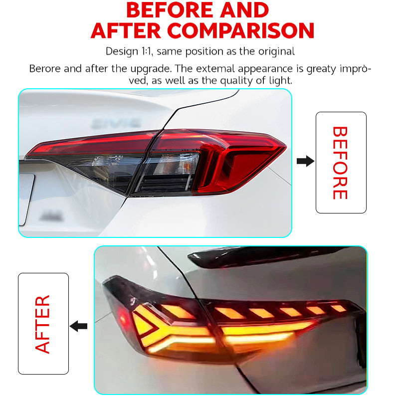 Luci posteriori a Led per Honda Civic (2022-2023)