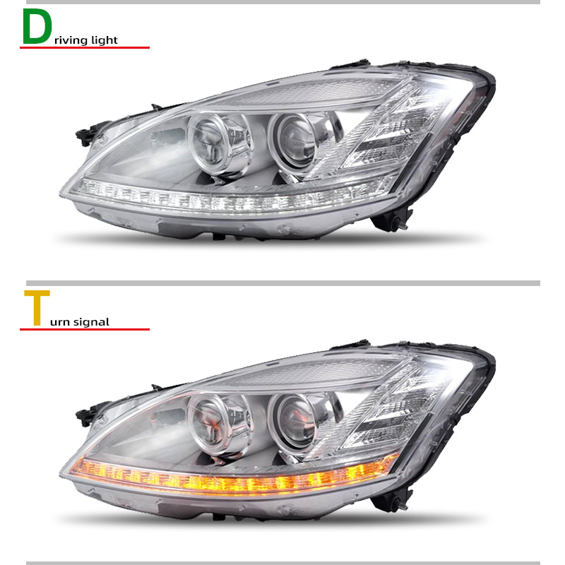 Fari anteriori a Led per Mercedes-Benz Classe S W221 (2006–2009)