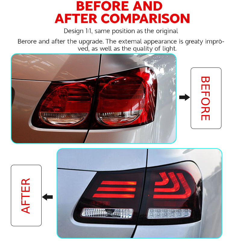 Luci posteriori a Led per Lexus GS350/300 (2005-2011)