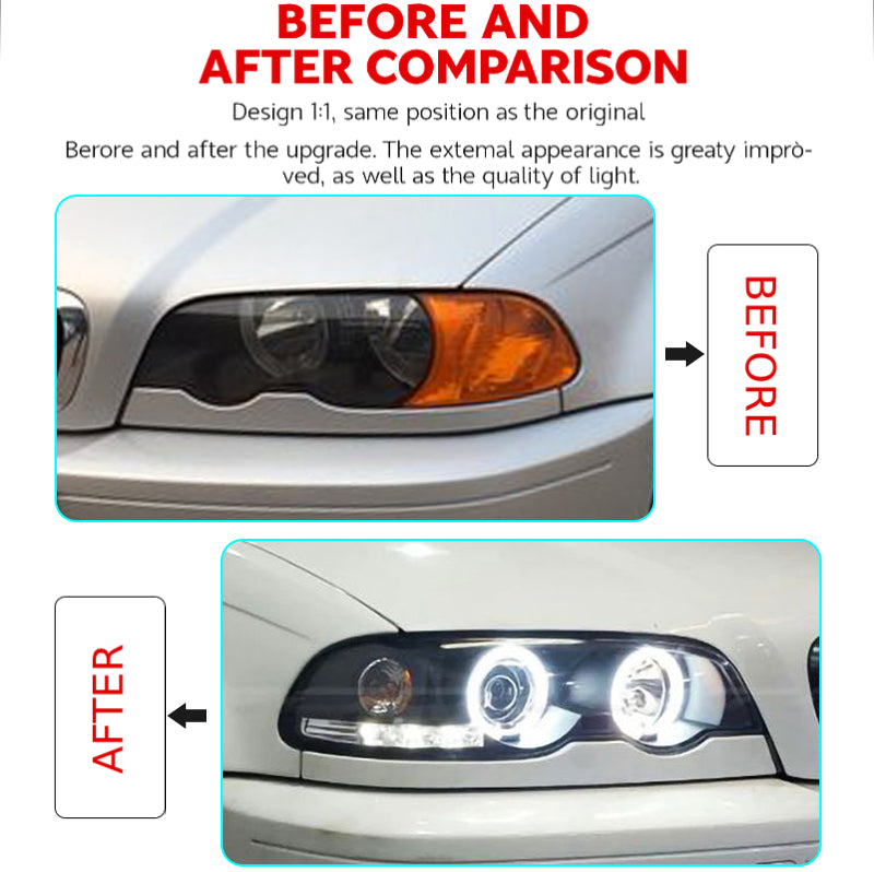 Fari anteriori a Led per BMW E46 coupé pre-LCI (1999-2003)