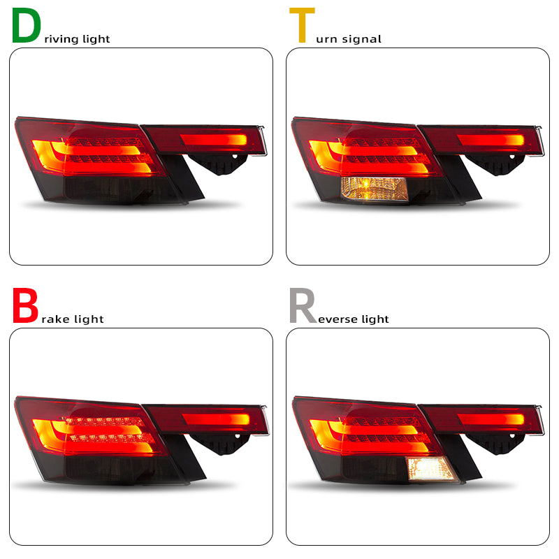 Luci posteriori a Led per Honda Accord (2008-2013)