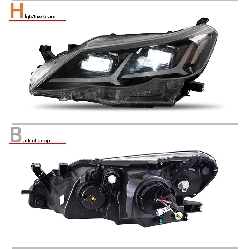 Fari anteriori a Led per Toyota Reiz Mark X (2010-2012)