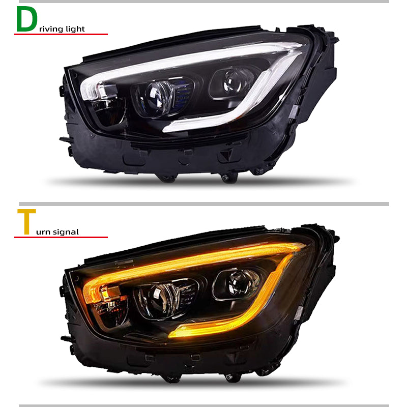 Fari anteriori a Led per Mercedes-Benz GLC W253 (2020–2022)