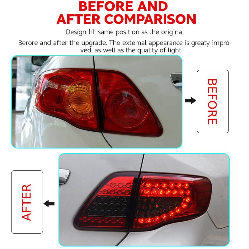 Luci posteriori a Led per Toyota Corolla (2007-2010)