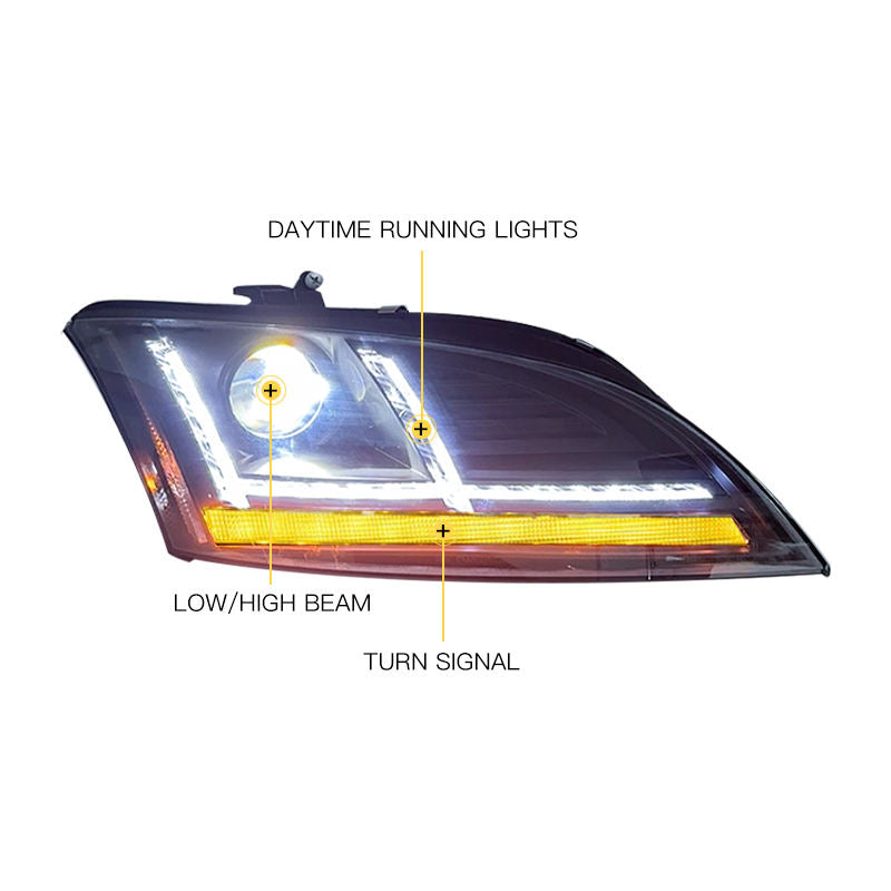 Fari anteriori a Led per Audi TT Mk2 (2006–2014)