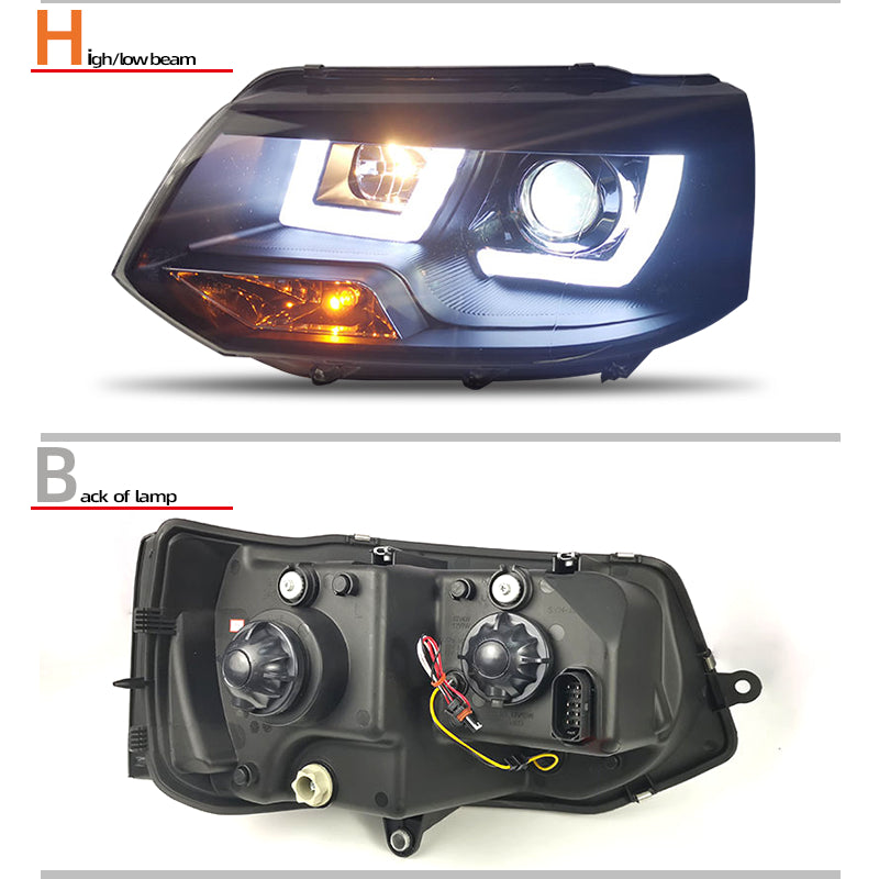 Fari anteriori a Led per VW Multivan T5 / Caravelle (2010–2015)