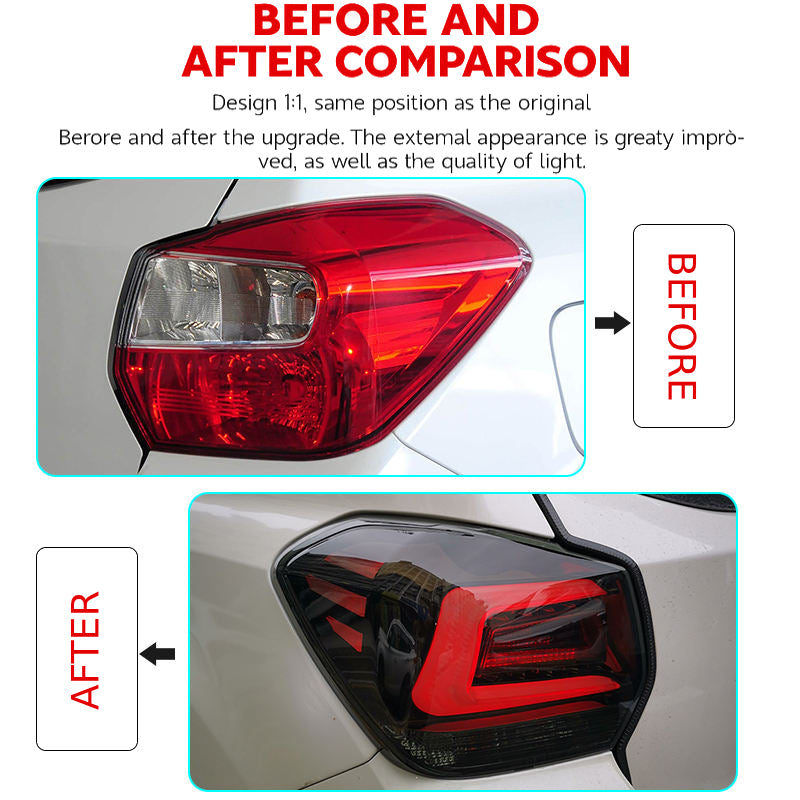 Fari posteriori a Led per Subaru XV (2012–2017)