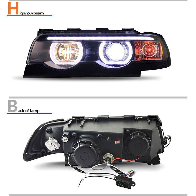 Fari anteriori a Led per BMW E38 (1998-2002)