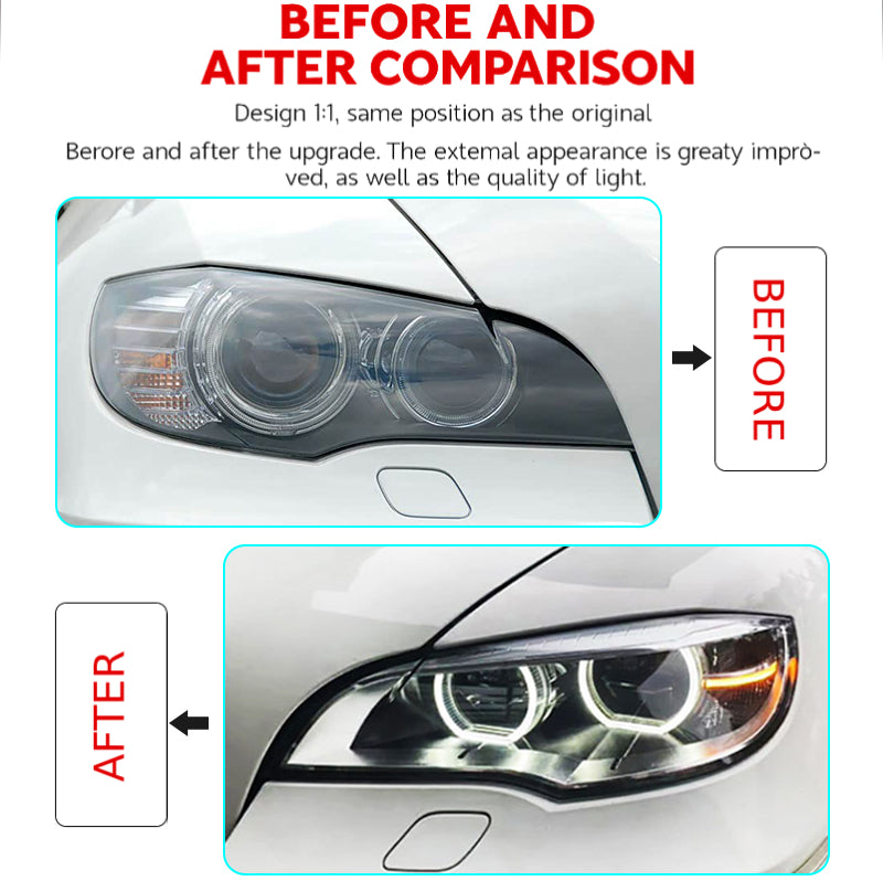 Fari anteriori per BMW X6 E71 (2008-2014)