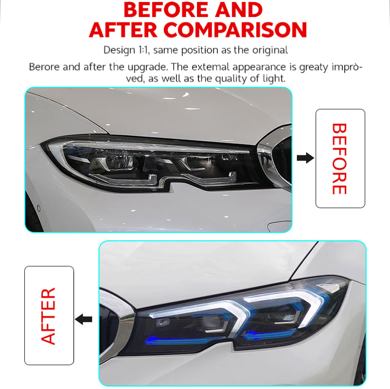 Fari anteriori a Led per BMW G20/28 (2020-2022)