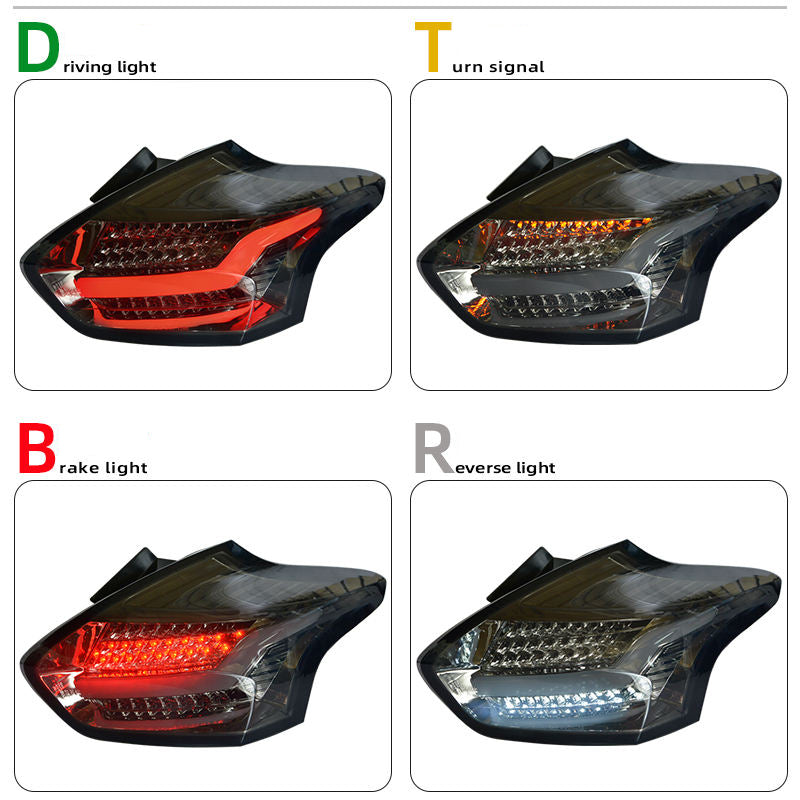 Fari posteriori a Led per Ford Focus MK3.5 (2015–2018)