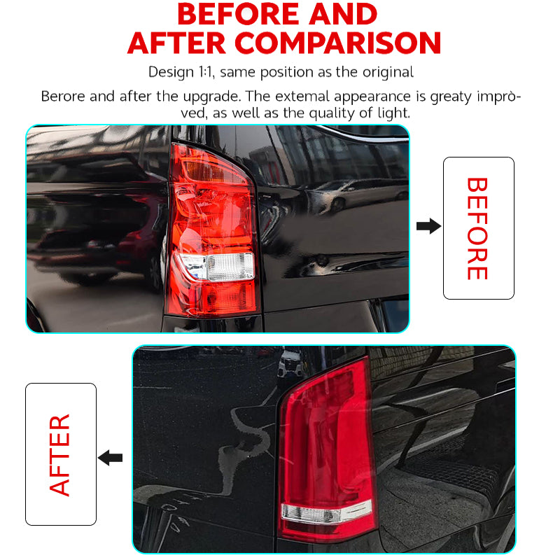 Luci posteriori a Led per Benz Vito V260 (2016-2021)